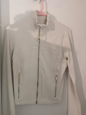 Lululemon Cropped Define Jacket cream  thumbnail 1
