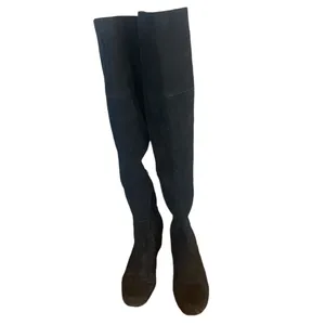 Sam Edelman Black Suede Tall Side Zipper Over The Knee Boots Women Sz 6 thumbnail 2