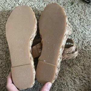 NWOT Steve Madden Cannes Dark Natural Platform Espadrille Slide Sandal thumbnail 2