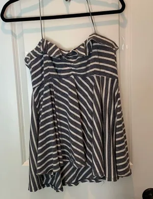 Free people striped halter top thumbnail 1