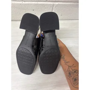 NIB Kelly & Katie Sz 6 Black Faux Patent Leather Pimmie Double Strap Mary Janes thumbnail 4