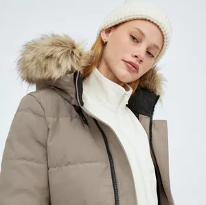 Aritzia Tna The Powder Parka Jacket Modern Taupe Goose Down like new Small thumbnail 10