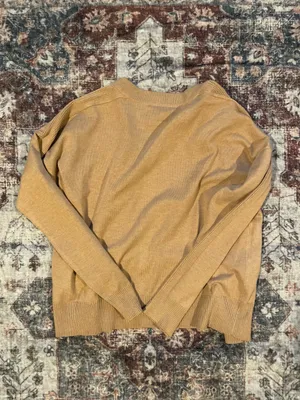 Tan brown cardigan thumbnail 3
