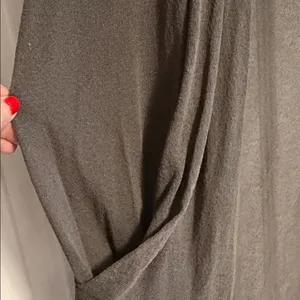 Theory Dark Gray Sheer Open-Front Cardigan Size S/P thumbnail 6