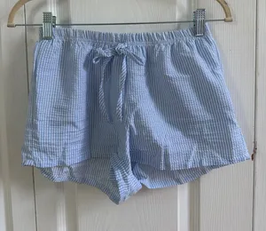 Shein Striped Shorts Blue thumbnail 1