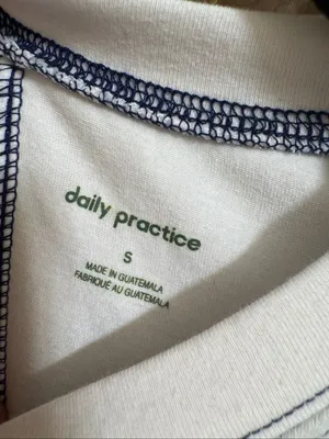 Daily Practice By Anthropologie Ivory T-Shirt Maxi Dress Small NWT thumbnail 5