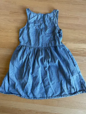 American Eagle Outfitters Light Blue Denim Tank Dress for Girls thumbnail 2