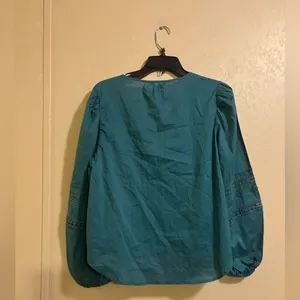 NWT Frye Lace Accent Blouse sz M thumbnail 2