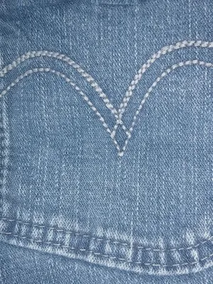 Levis 528 Curvy Skinny 11M 32x30 Dark Wash Jeans thumbnail 6