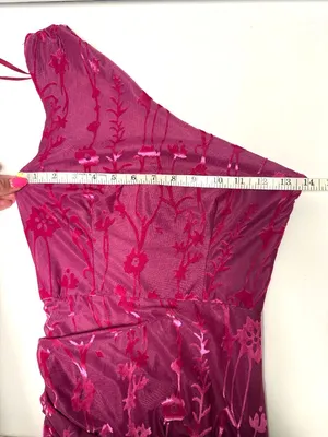 Anthropologie l Hutch One-Shoulder Ruched Velvet Dress thumbnail 8