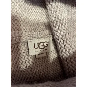 UGG Australia Winter Hat Pom Beanie Beige Metallic Wool Blend Women’s One Size thumbnail 4