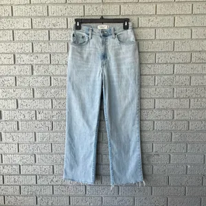 Abercrombie & Fitch Curve Love 90’s Straight Ultra High Rise Jeans Size 25 thumbnail 2