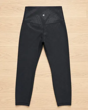 Lululemon Women's Align High-Rise 25" Yoga Leggings Black Shimmer Sz 6 thumbnail 2