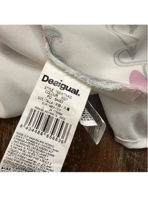 Desigual Asymmetrical Floral Tank Top Size L Mandala Print Sharkbite Hem Boho thumbnail 7