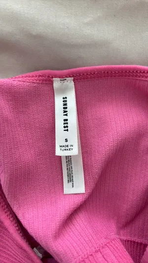 Aritzia Sunday Best Halter Top Crop thumbnail 2