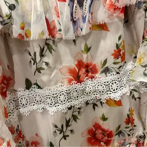 Alice and Olivia Floral Ruffle mini dress thumbnail 3
