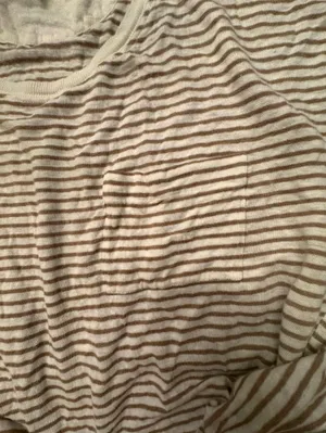 FRAME Organic‎ Linen Striped Pocket Tee thumbnail 5
