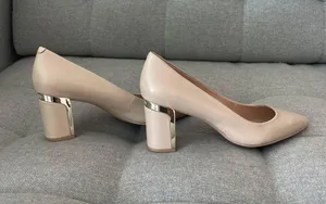DKNY Nude Pointy Heels thumbnail 2