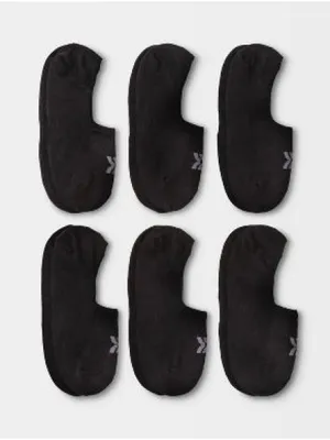 NWT Bombas Men's Black Socks XL & Women’s All in Motion Pack of 6 liners 8-12 thumbnail 1