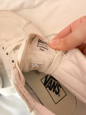 Vans Canvas Sk8-Hi True White Shoes Size 6 thumbnail 6