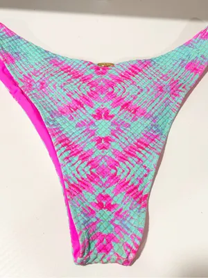 Luli Fama SHOCK WAVES High Leg Brazilian Bottom Multicolor thumbnail 4