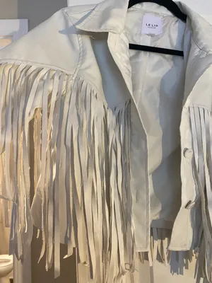 Boutique White Fringe Jacket thumbnail 3