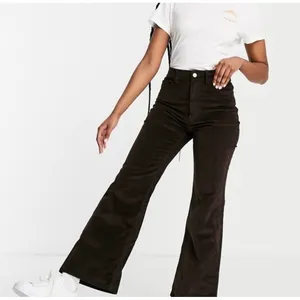 & Other Stories Paris Atelier Dark Brown Corduroy Wide Leg Pants US 4 thumbnail 4