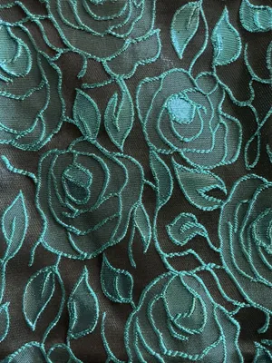 Lulus Teal and Black floral homecoming dress thumbnail 4
