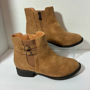Tan Ankle Bootie Boots Size 9.5 thumbnail 2
