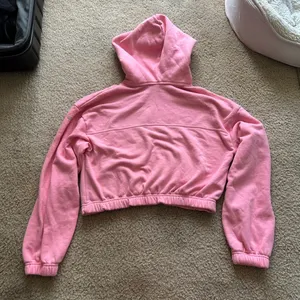 ALO Stadium Half Zip Hoodie in Macaron Pink thumbnail 10