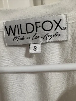 Wildfox Off-White Textured Crewneck Sweatshirt thumbnail 2