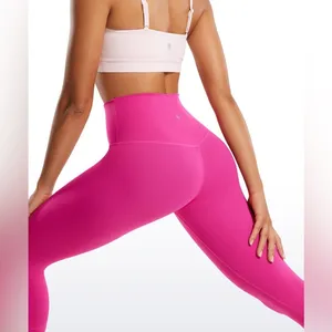 CRZ YOGA Thermal Fleece Lined Leggings 28'' NWTs XS Hibiscus Purple thumbnail 9