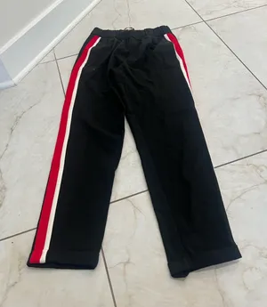 NEW ZARA Trafaluc Collection Black Red Stripe Track Pants Size XS thumbnail 1