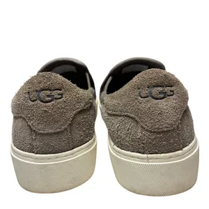 UGG Jass Suede Slip On Platform Sneakers Taupe Gray Casual Shoes Womens 6 thumbnail 3