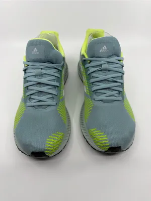 Adidas Solar Blaze Women's Running Shoes In Ash Grey and Hi-Res Yellow SZ 7.5 thumbnail 2