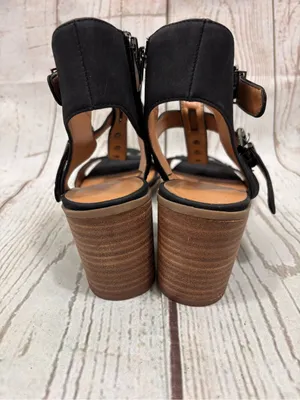 Franco Sarto Haven Studded Sandals Block Heel and Buckled Ankle Straps Sz 8 thumbnail 4