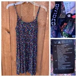 Divided H&M Floral Skulls Dress‎ thumbnail 3