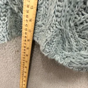Kimchi Blue Sweater Women M Blue Crochet Pullover‎ Soft Girl Cottagecore Boho thumbnail 3