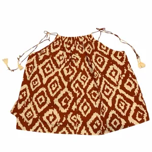Haute Hippie Tribal Ikat Oversized Embroidered Tie Shoulder Tank size Medium thumbnail 3