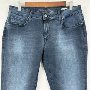 Mavi Jeans Womens 31/30 Alexa Mid Rise Skinny Dark‎ Wash Classic Stretch Ankle thumbnail 5