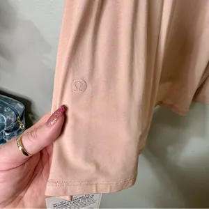Lululemon Modal Relaxed Fit Long Sleeve Shirt Misty Shell Size 12 NWT thumbnail 7