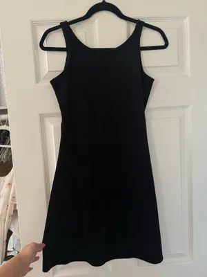 Vintage Miracle Plaza Black Velvet Dress thumbnail 3