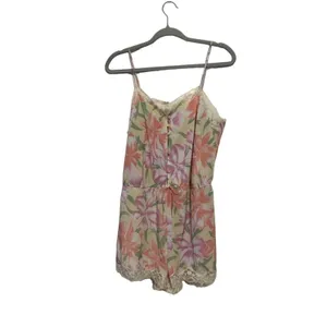 Vintage‎ Victoria's Secret Gold Label Lingerie Romper Teddy, Pink Pastel thumbnail 2