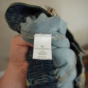 Oli‎ & Hali Yellow Wash Distressed Cargo Jeans XL Fringed Raw Edge Utility Pants thumbnail 10
