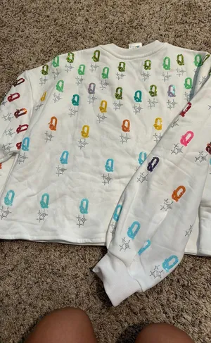 queen of sparklers sweatshirt! White Size XS thumbnail 2