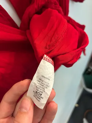 Audrey 3+1 Red Short Sleeve Tie Front Romper thumbnail 4