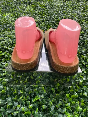 Project cloud Beige women’s Slide Sandals with Buckle - size 9 leather thumbnail 3