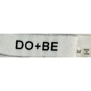 Do + Be Women's White Crop V-Neck Three Button Tie Up Blouse Size‎ M thumbnail 3