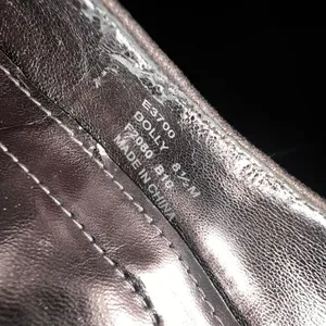 Calvin Klein Polly pointed-toe pumps metallic‎ pewter/gunmetal finish. Size 8.5M thumbnail 2