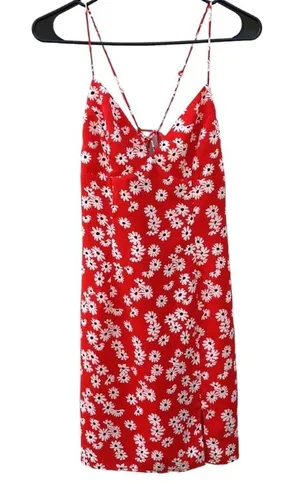 BriDGE Womens medium red Sleeveless Floral strappy spring sleeveless sun dress thumbnail 1